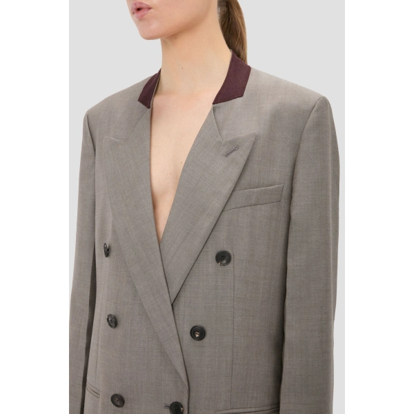 Victoria Beckham Beatrice Jacket in Ore | Blazers | Coveti, view 4