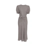 Victoria Beckham Bela Midi Dress in Ore | Midi Dresses | Coveti