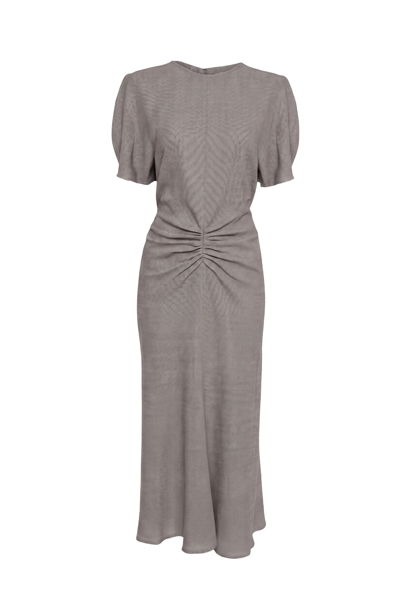 Victoria Beckham Bela Midi Dress in Ore Victoria Beckham Bela Midi Dress in Ore | Midi Dresses | Coveti
