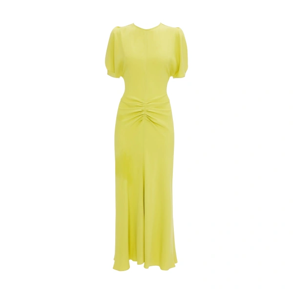 Bela Midi Dress in Yellow