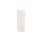 Victoria Beckham Bela Midi Skirt in Elderflower | Midi Skirts | Coveti
