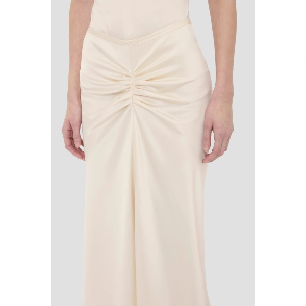 Victoria Beckham Bela Midi Skirt in Elderflower | Midi Skirts | Coveti, view 4