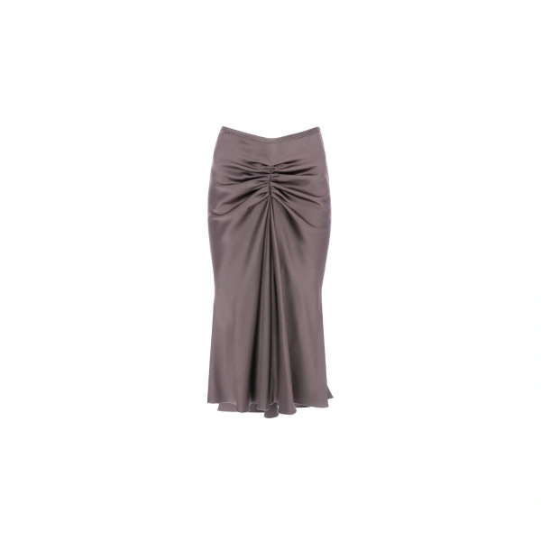 Bela Midi Skirt in Grey