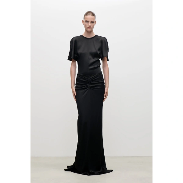 Victoria Beckham Bela Top in Black | Blouses | Coveti, view 2