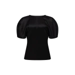 Victoria Beckham Bela Top in Black | Blouses | Coveti