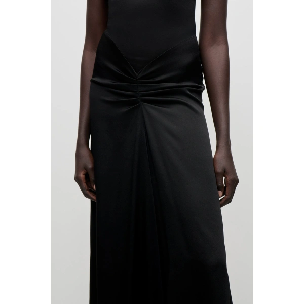 Victoria Beckham Blaire Midi Dress in Black | Midi Dresses | Coveti, view 5