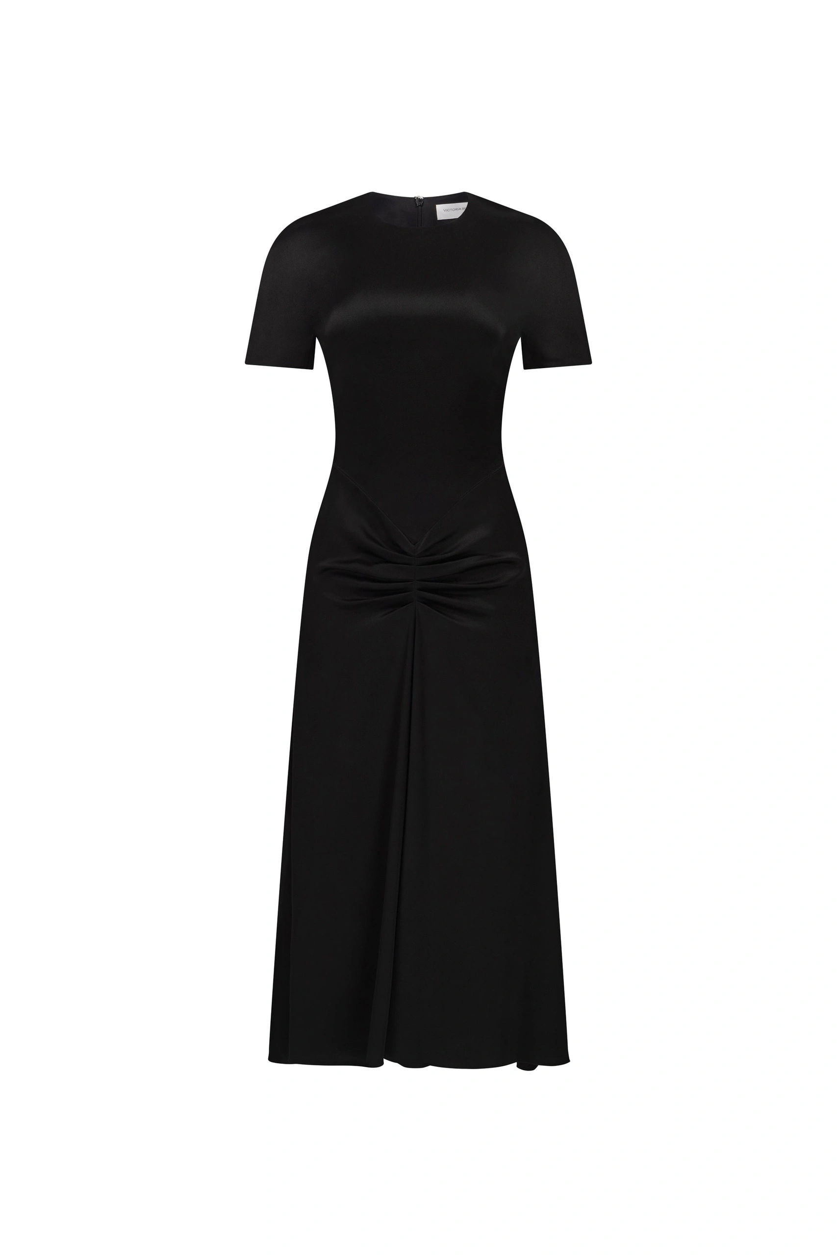 Victoria Beckham Blaire Midi Dress in Black Victoria Beckham Blaire Midi Dress in Black | Midi Dresses | Coveti