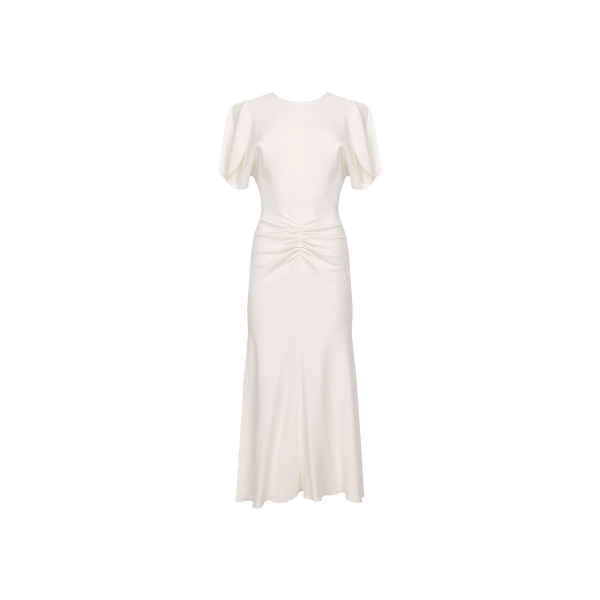 Blaire Midi Dress in Ivory
