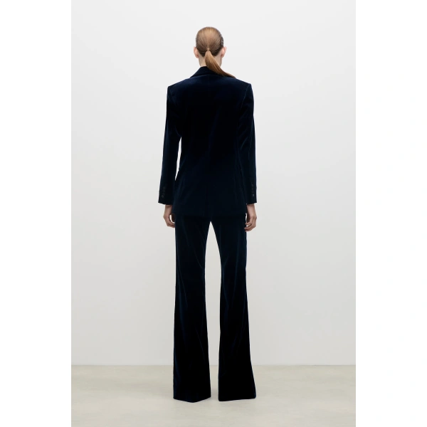 Victoria Beckham Camilla Jacket in Dark Navy | Blazers | Coveti, view 4