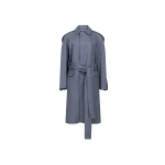 Victoria Beckham Car Coat in Blue | Coats | Coveti