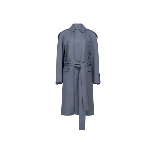 Car Coat in Blue