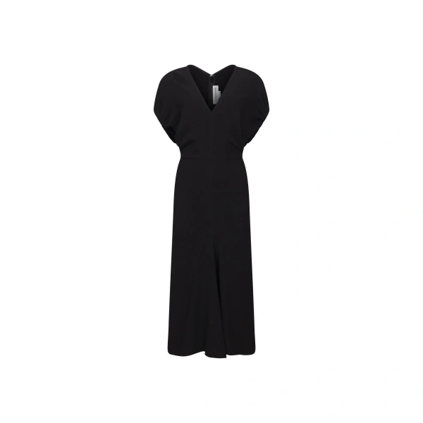 Edith Midi Dress in Black