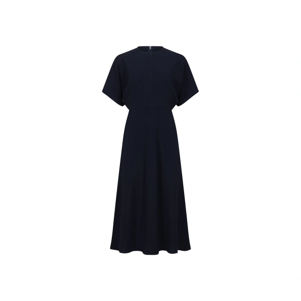 Eleanor Midi Dress in Ink