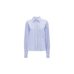 Victoria Beckham Ellys Shirt in Blue Multi | Shirts | Coveti
