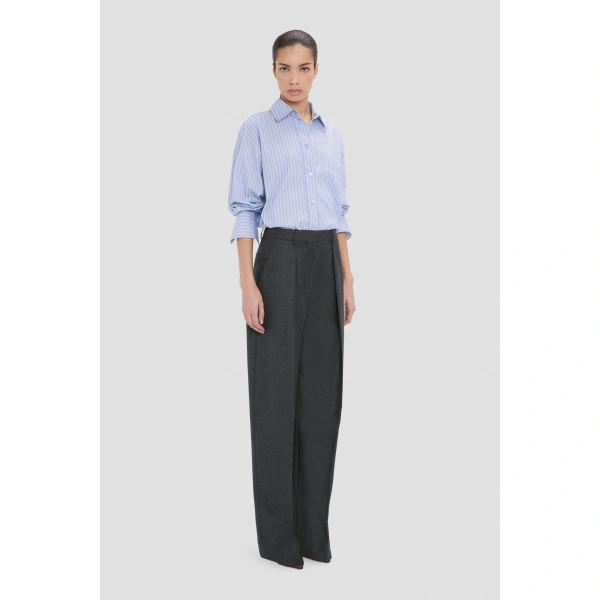 Victoria Beckham Ellys Shirt in Blue Multi | Shirts | Coveti, view 3