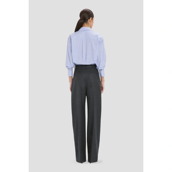Victoria Beckham Ellys Shirt in Blue Multi | Shirts | Coveti, view 6
