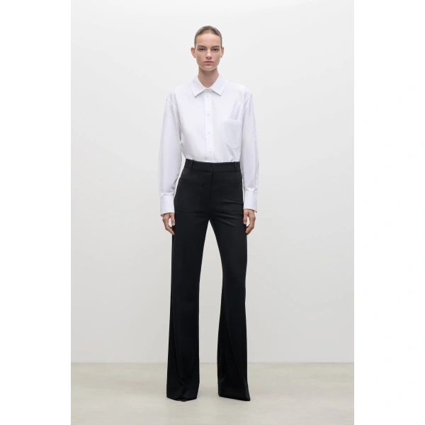 Victoria Beckham Ellys Shirt in White | Shirts | Coveti, view 2
