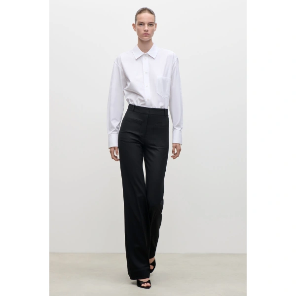 Victoria Beckham Ellys Shirt in White | Shirts | Coveti, view 5