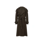 Victoria Beckham Esmee Trench Coat in Green | Trench Coats | Coveti