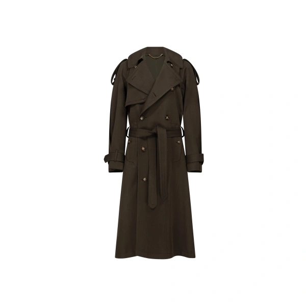 Esmee Trench Coat in Green