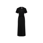 Victoria Beckham Eve Midi Dress in Black | Midi Dresses | Coveti
