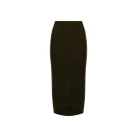 Victoria Beckham Fitted Skirt in Marsh Green | Pencil Skirts | Coveti