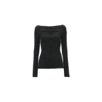 Victoria Beckham Folded Cardigan in Ore Melange | Cardigans | Coveti