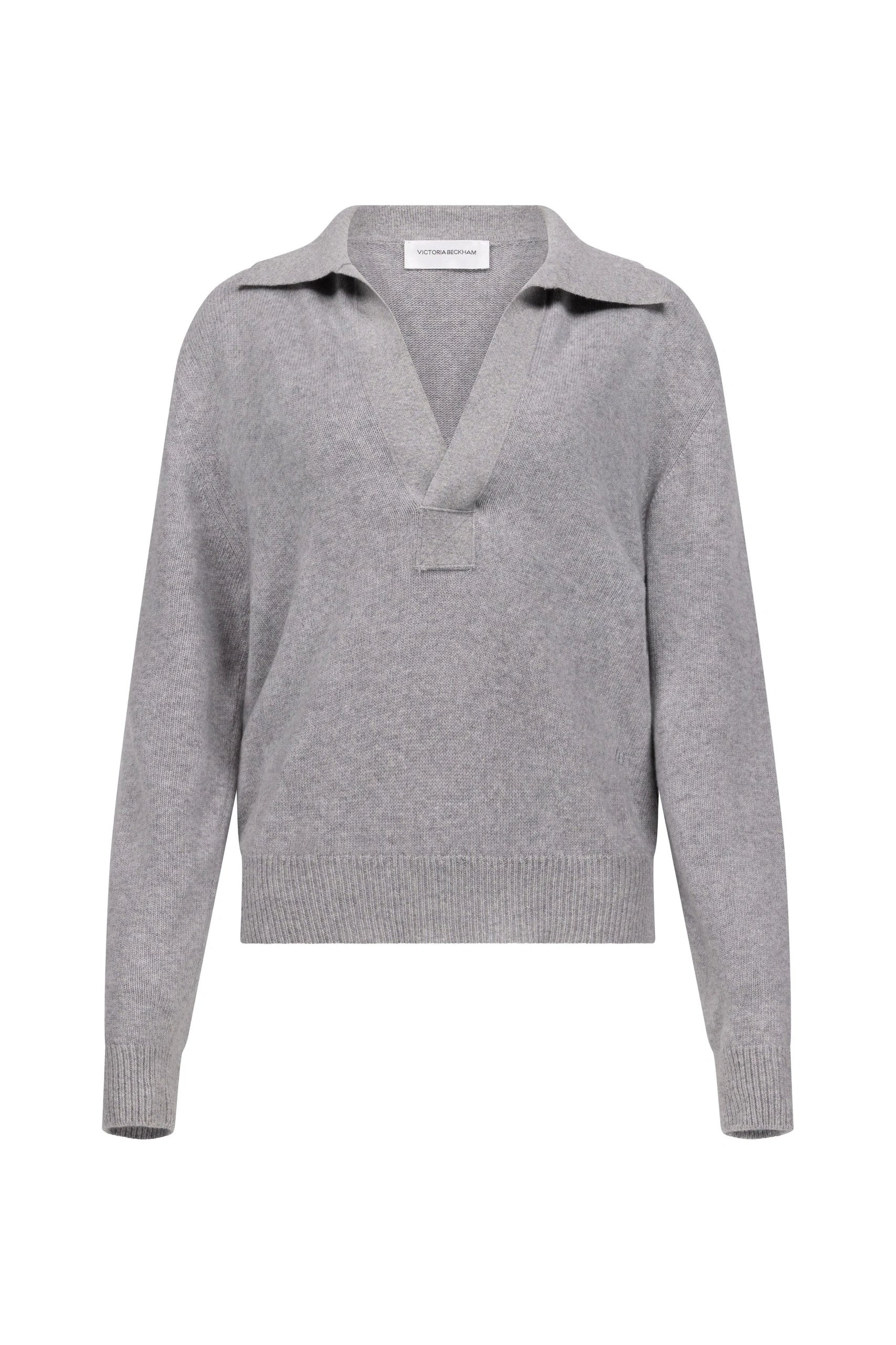 Victoria Beckham Genevieve Jumper in Mid Grey Marl Victoria Beckham Genevieve Jumper in Mid Grey Marl | Sweaters | Coveti