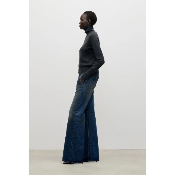 Victoria Beckham Gigi Jean in Dark Vintage Wash | Jeans | Coveti, view 3