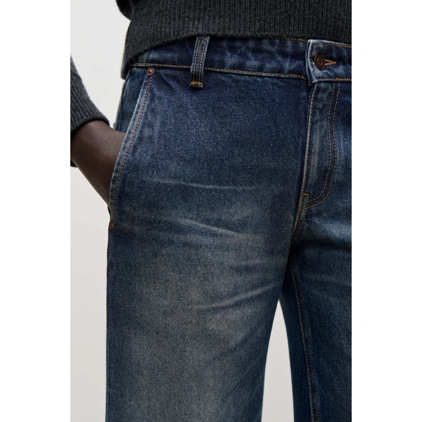 Victoria Beckham Gigi Jean in Dark Vintage Wash | Jeans | Coveti, view 5