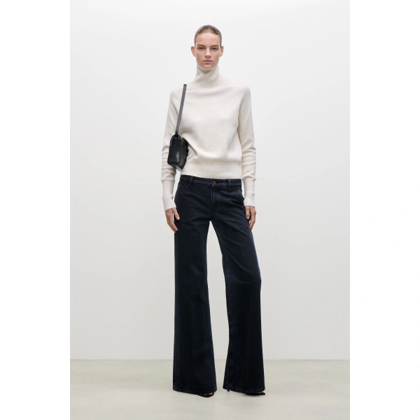 Victoria Beckham Gigi Jean in Ink Blue | Jeans | Coveti, view 2