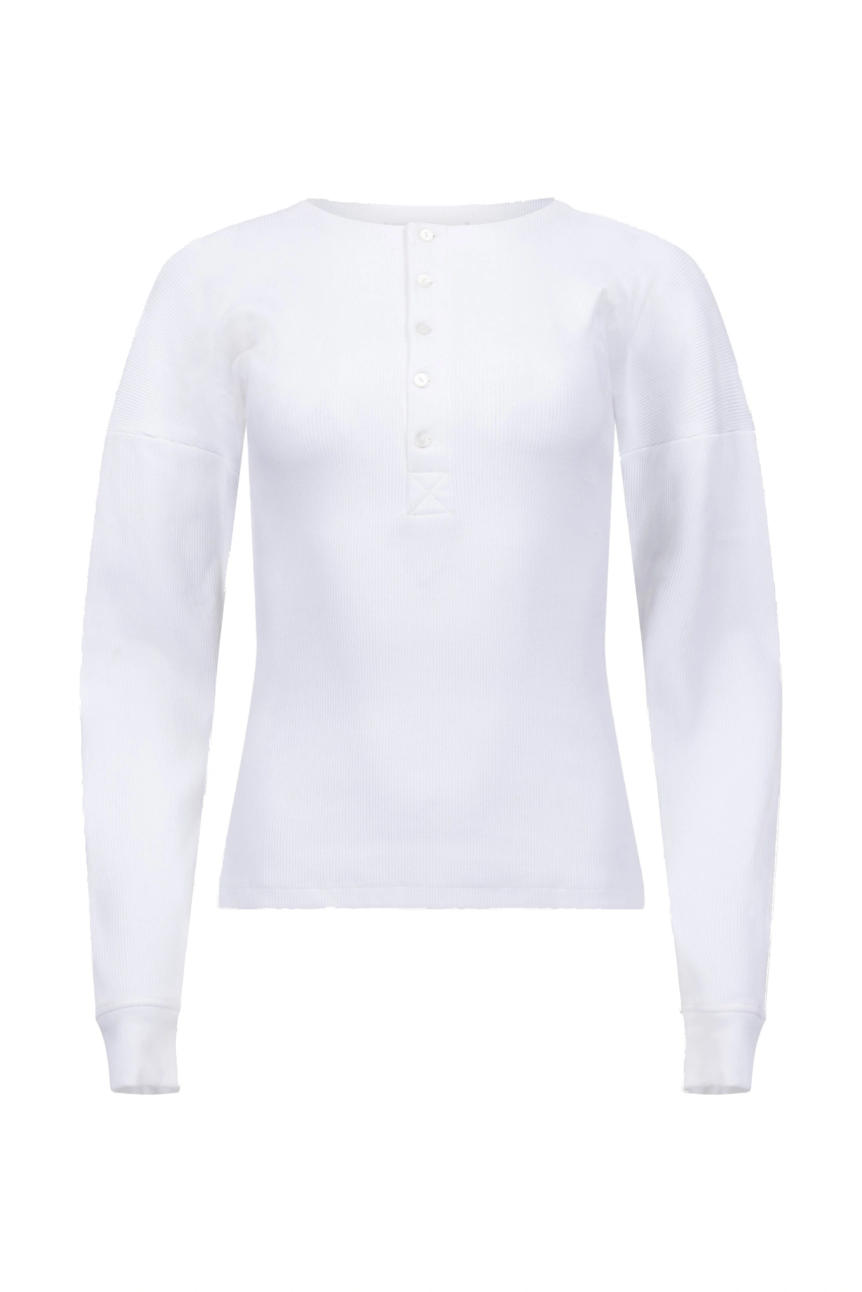 Victoria Beckham Hazel Top in White Victoria Beckham Hazel Top in White | Long Sleeve Tops | Coveti
