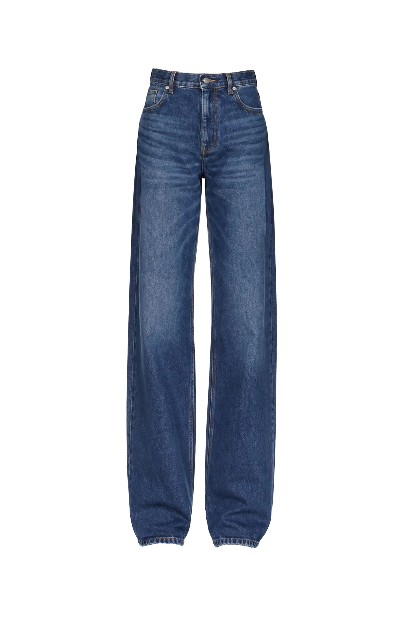 Victoria Beckham High Waist Jean in Mid Blue Wash Victoria Beckham High Waist Jean in Mid Blue Wash | Jeans | Coveti