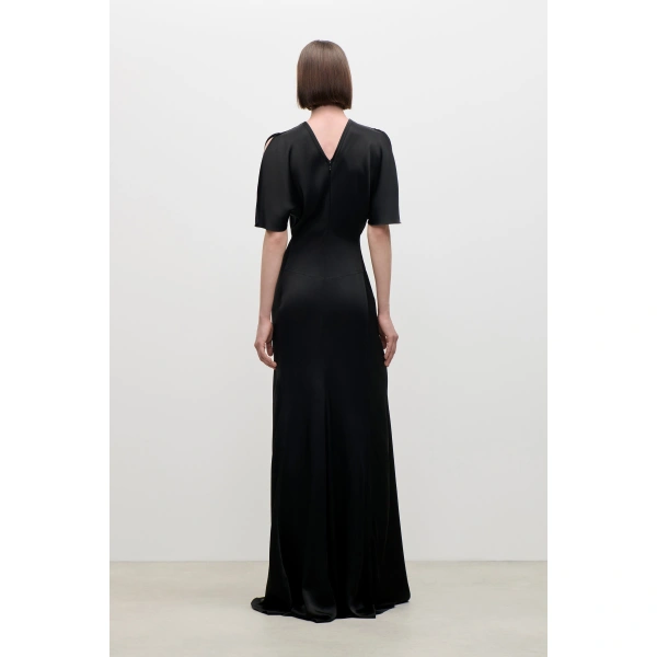 Victoria Beckham Isabella Gown in Black | Evening Gowns | Coveti, view 4
