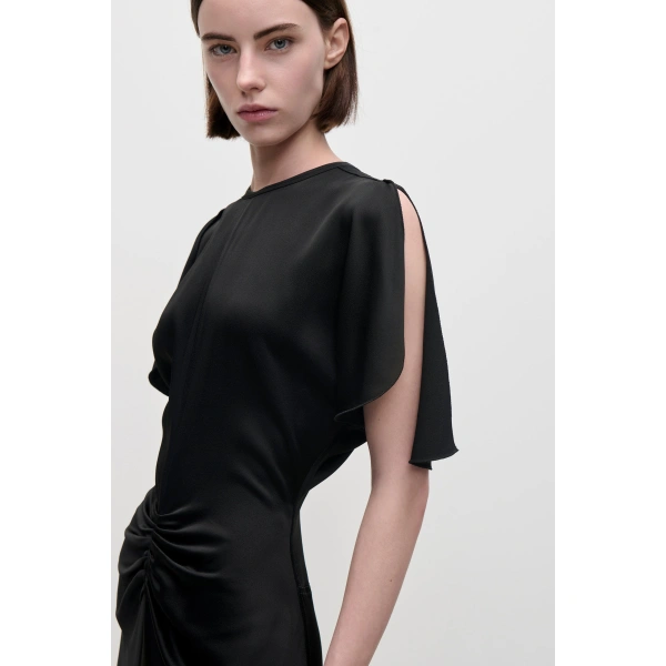 Victoria Beckham Isabella Gown in Black | Evening Gowns | Coveti, view 5