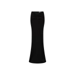 Victoria Beckham Isabella Skirt in Black | Midi Skirts | Coveti