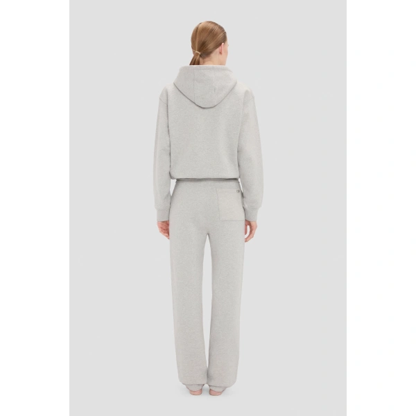 Victoria Beckham Jules Jogger in Grey Marl | Sweatpants | Coveti, view 5
