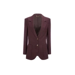Victoria Beckham Katherine Jacket in Acai | Blazers | Coveti