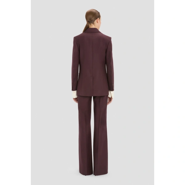 Victoria Beckham Katherine Jacket in Acai | Blazers | Coveti, view 4