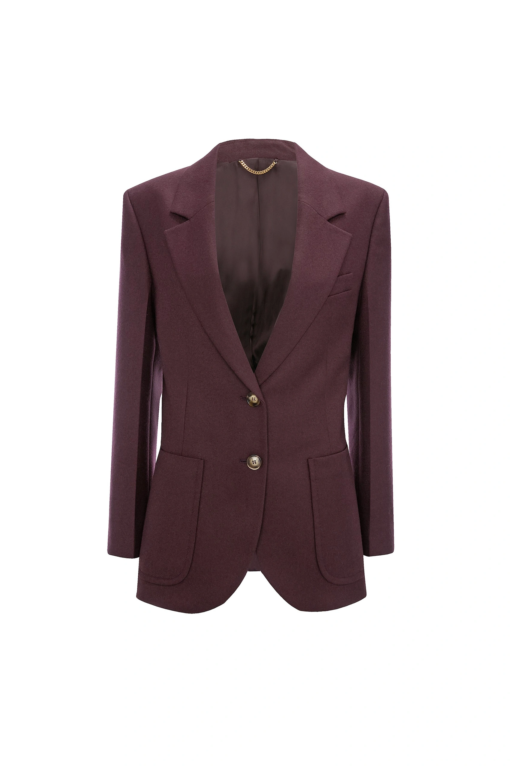 Victoria Beckham Katherine Jacket in Acai Victoria Beckham Katherine Jacket in Acai | Blazers | Coveti