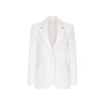 Victoria Beckham Katherine Jacket in Ivory | Blazers | Coveti