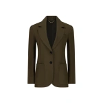 Victoria Beckham Katherine Jacket in Marsh Green | Blazers | Coveti