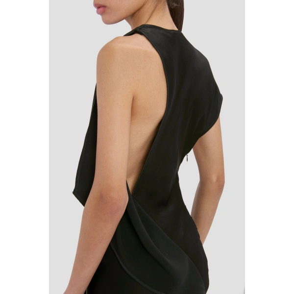 Victoria Beckham Kyra Gown in Black | Evening Gowns | Coveti, view 4