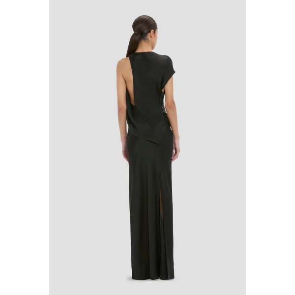 Victoria Beckham Kyra Gown in Black | Evening Gowns | Coveti, view 5
