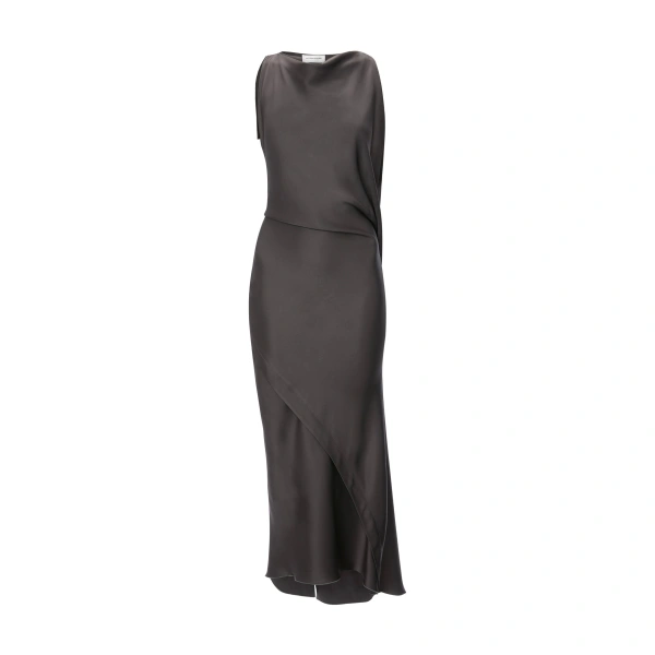 Kyra Midi Dress in Grey