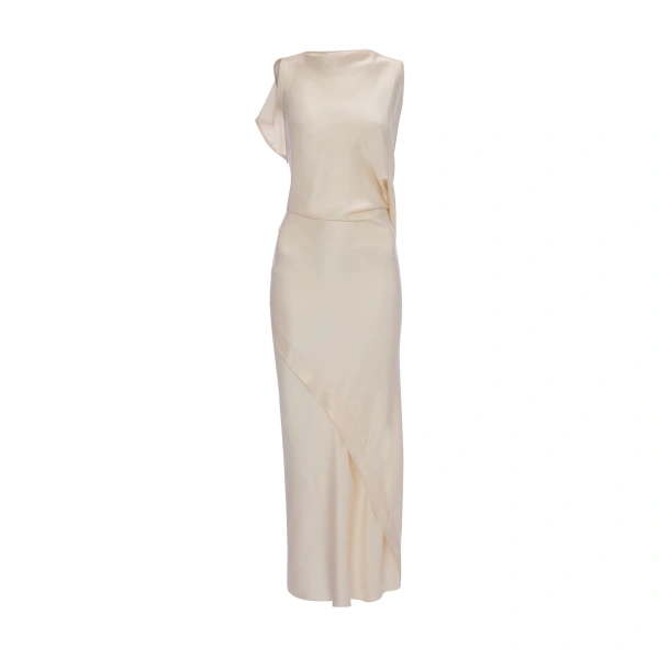 Kyra Midi Dress in Ivory
