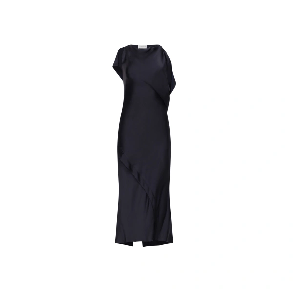 Kyra Midi Dress in Midnight