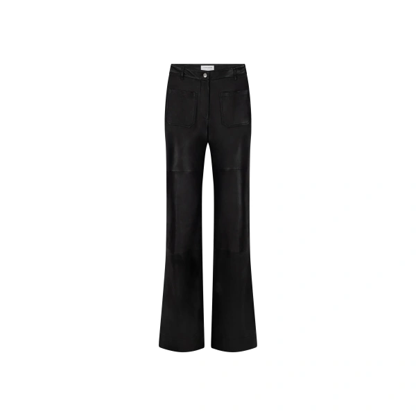 Leather Alina Trouser in Black