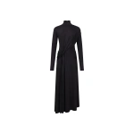 Victoria Beckham Letice Midi Dress in Black | Midi Dresses | Coveti