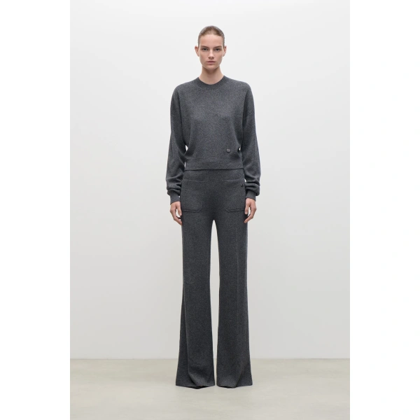 Victoria Beckham Luna Jumper in Dark Grey | Sweaters | Coveti, view 2